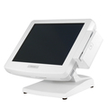 Pos моноблок Posiflex KS-7215G-WT белый, 15" TFT, Intel Atom D525 (PineView) DualCore 1.8 GHz, 32 GB SSD, 2 GB DDR3, без ОС, USB. ТЕСТ